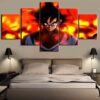 dragon ball z vegeta transformation anime leinwandbilder kunstdrucke mit rahmen 8687