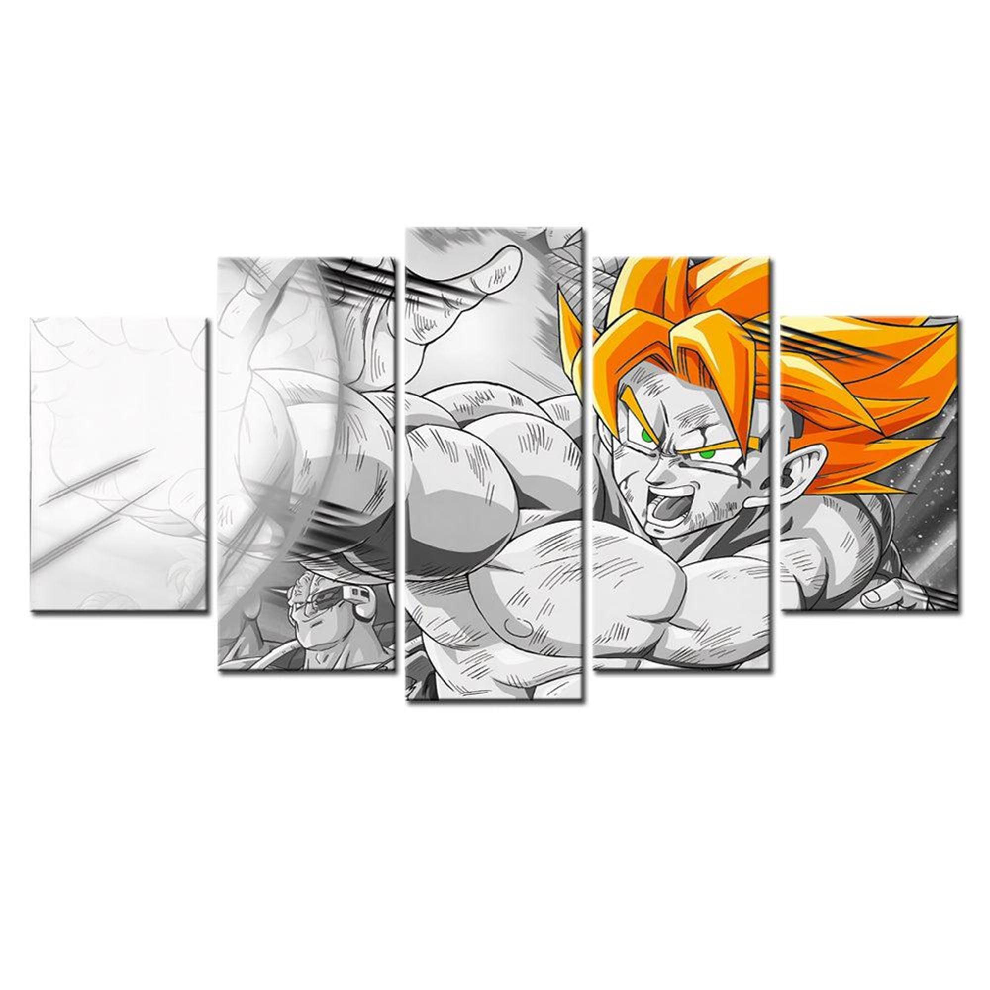 Dragon Balls 63: Anime Leinwandbilder Kunstdrucke Mit Rahmen