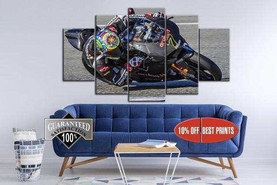 Ducati Monster MotoGP Sport Leinwandbilder – Kunstdrucke Motorsport
