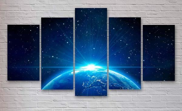 Earth From Space 1 Space Leinwandbilder Kunstdrucke  