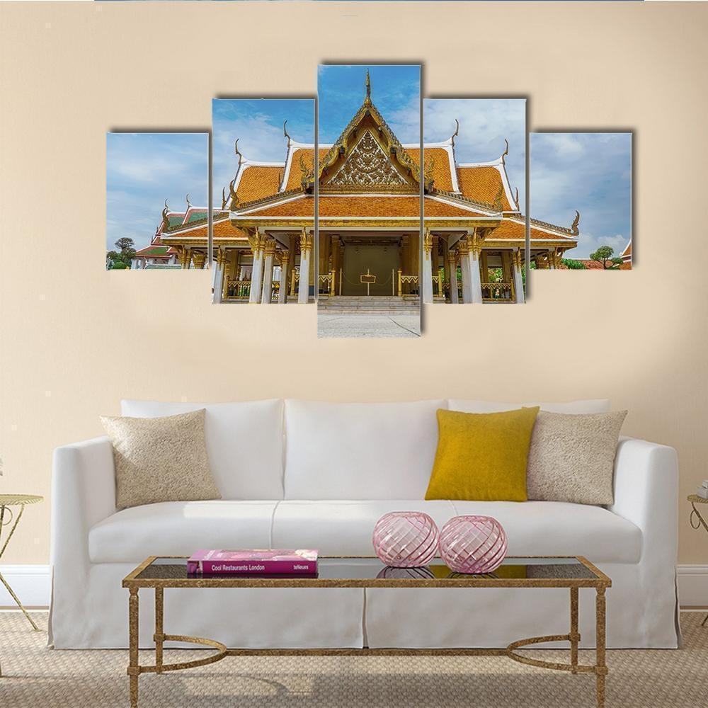 ein wahrzeichen der mahajetsadabodin royal pavilion religion leinwandbilder kunstdrucke rahmen 4515