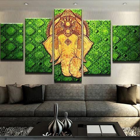 Elefant Lobt Religion Leinwandbilder Kunstdrucke Rahmen
