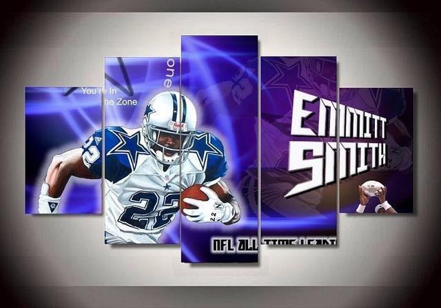 Emmitt Smith Dallas Cowboys Sport Leinwandbilder – Kunstdrucke Football
