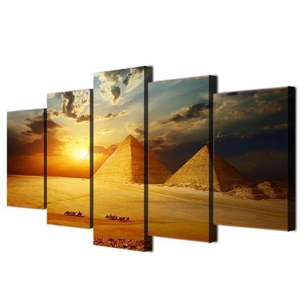 Eyzazh Egipet Gypten Pyramide Natur Leinwandbilder Kunstdrucke Rahmen