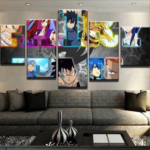Fairy Tail 1 Anime Leinwandbilder Kunstdrucke Rahmen