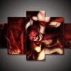 fairy tail 4 anime leinwandbilder kunstdrucke rahmen 8873