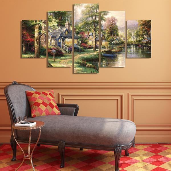 Fairy Tale Landscape Nature Leinwandbilder Kunstdrucke  