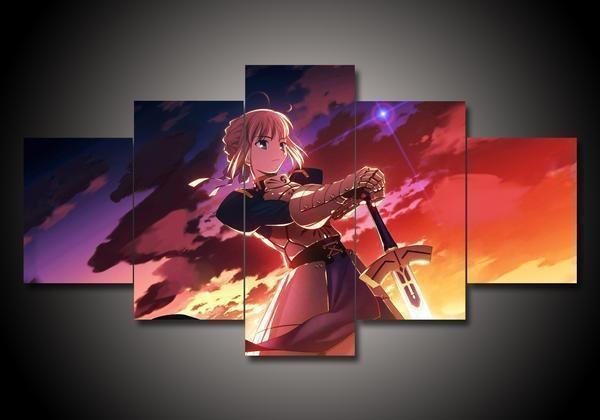 Fatestay Night 4 Anime Leinwandbilder Kunstdrucke Rahmen