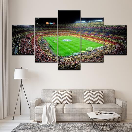 FC Barcelona Football Club Camp Nou Sport Leinwandbilder – Kunstdrucke Football