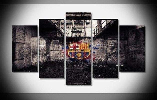 FC Barcelona Sport Leinwandbilder – Kunstdrucke Football