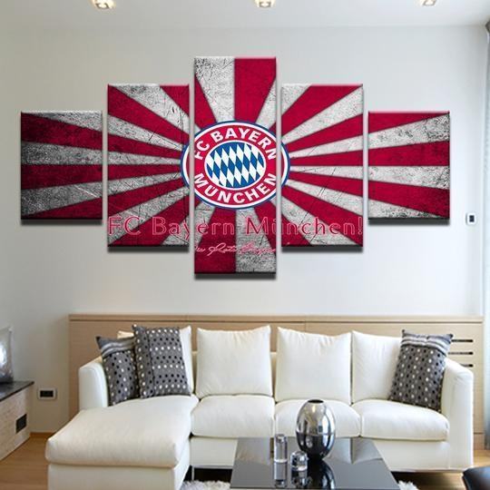 FC Bayern München Sport Leinwandbilder – Kunstdrucke Football