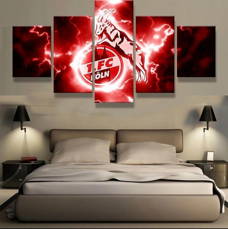 FC Sports Soccer Sport Leinwandbilder – Kunstdrucke Football