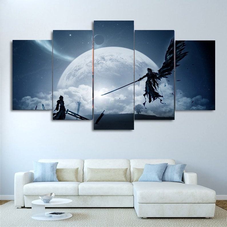 Final Fantasy 4 Leinwandbilder Kunstdrucke Rahmen