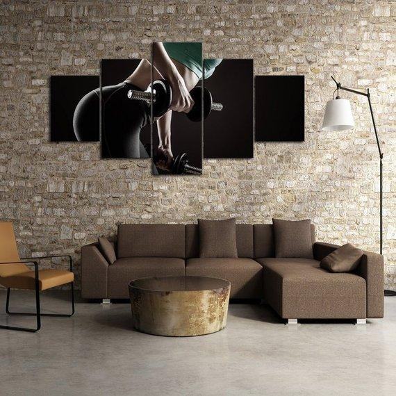 Fitness Workout Sport Leinwandbilder – Kunstdrucke Fitness