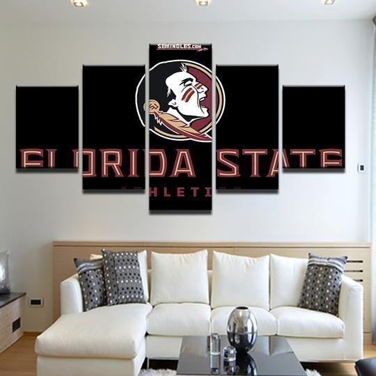 Florida State Seminoles 2 Sport Leinwandbilder Kunstdrucke Rahmen