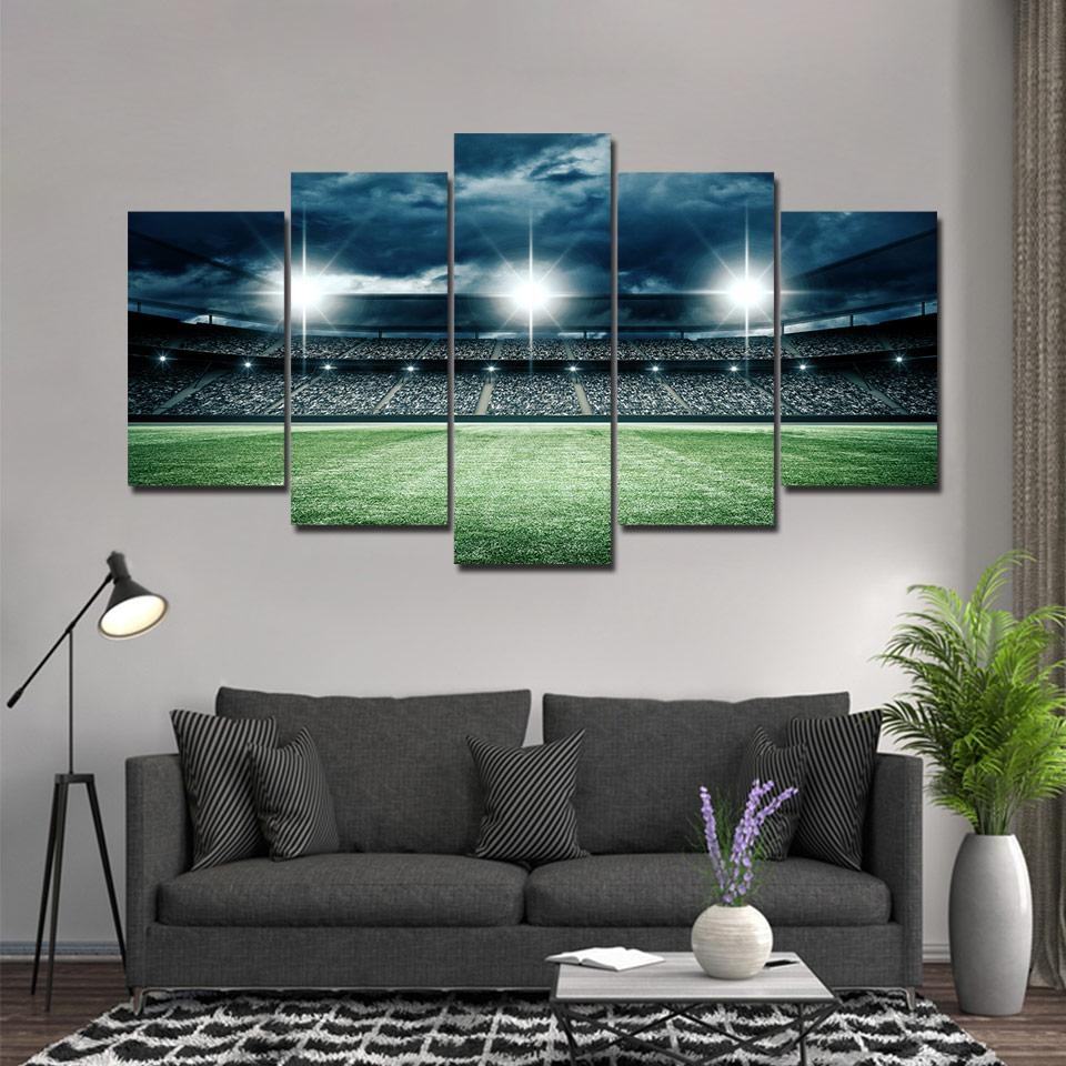 Football Field 01 Sport Leinwandbilder – Kunstdrucke Football