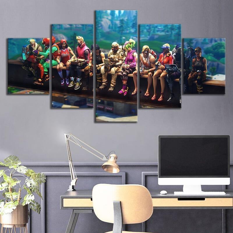 Fortnite Game Characters Poster Gaming Leinwandbilder Kunstdrucke Rahmen