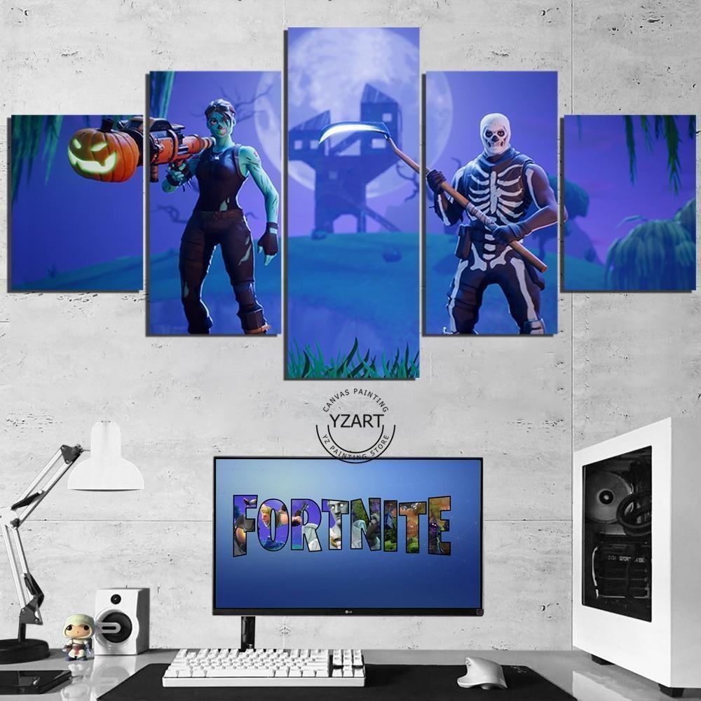fortnite skull trooper gaming leinwandbilder kunstdrucke 1178