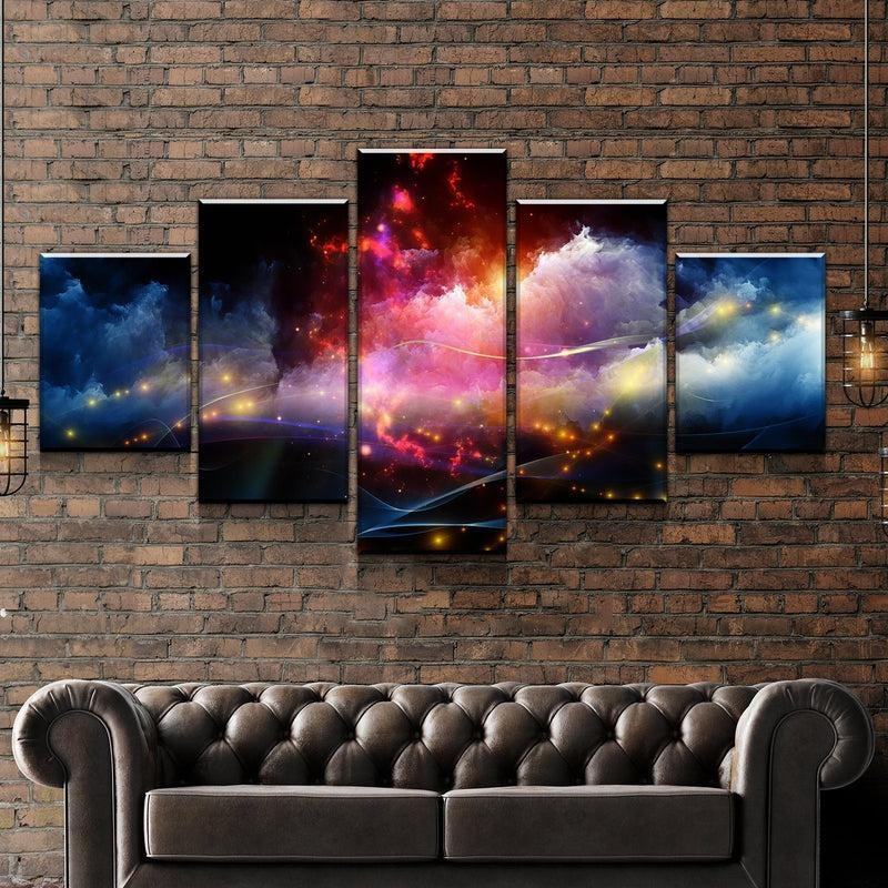 Fraktale Wolken Leinwandbilder Kunstdrucke Rahmen