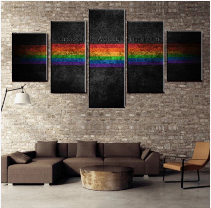 Frben Sie Unsere Welt Mit Stolz Leinwandbilder Kunstdrucke Rahmen