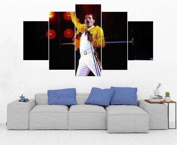 Freddie Mercury Queen Music Leinwandbilder Kunstdrucke   