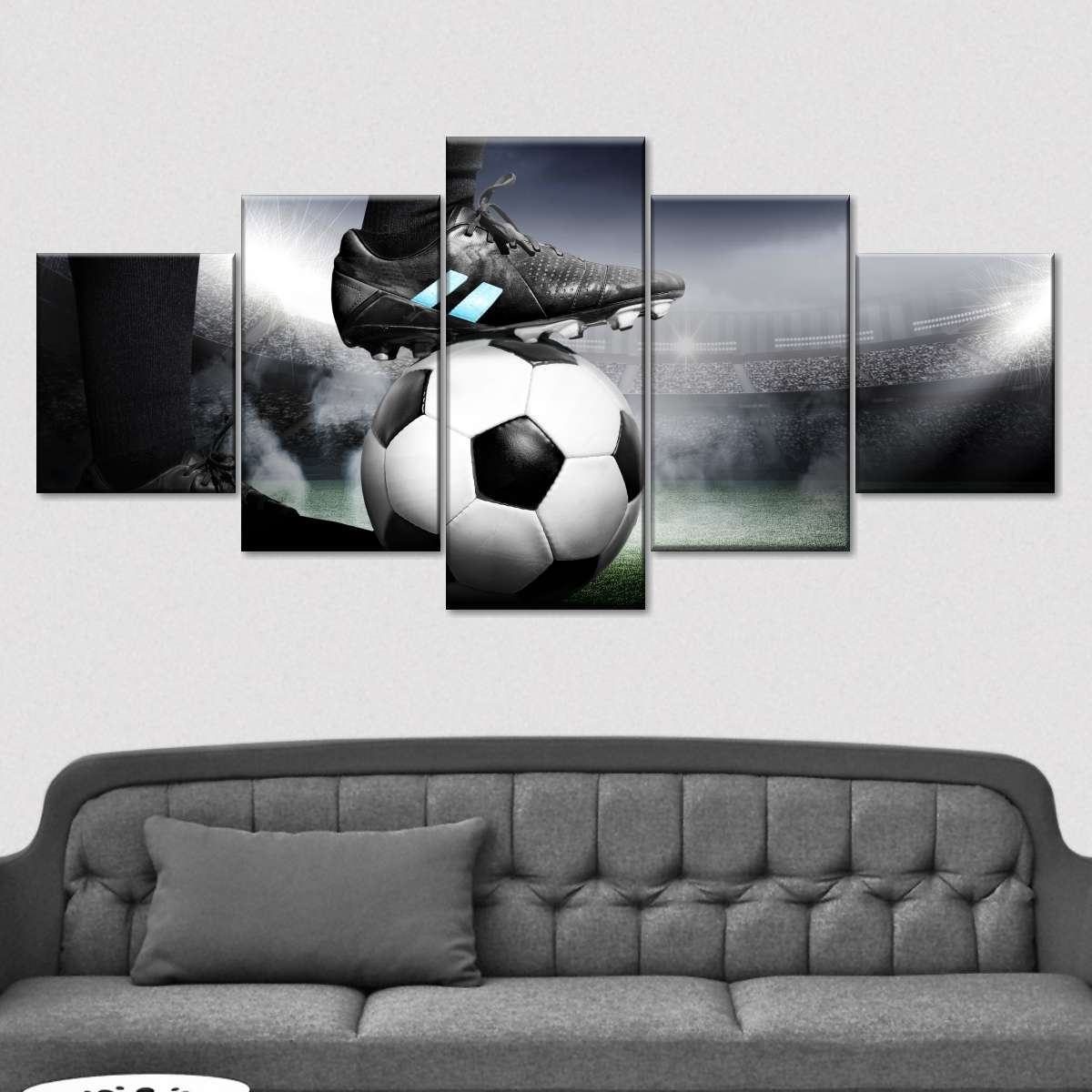 Fußballspieler Leinwandbilder – Kunstdrucke Football