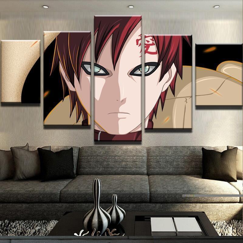 Gaara Anime Leinwandbilder Kunstdrucke Rahmen