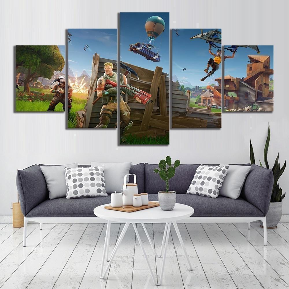 Game Backgrounds Fortnite Gaming Leinwandbilder Kunstdrucke Rahmen