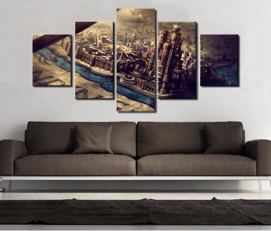 Game Of Thrones City Film Leinwandbilder Kunstdrucke Rahmen