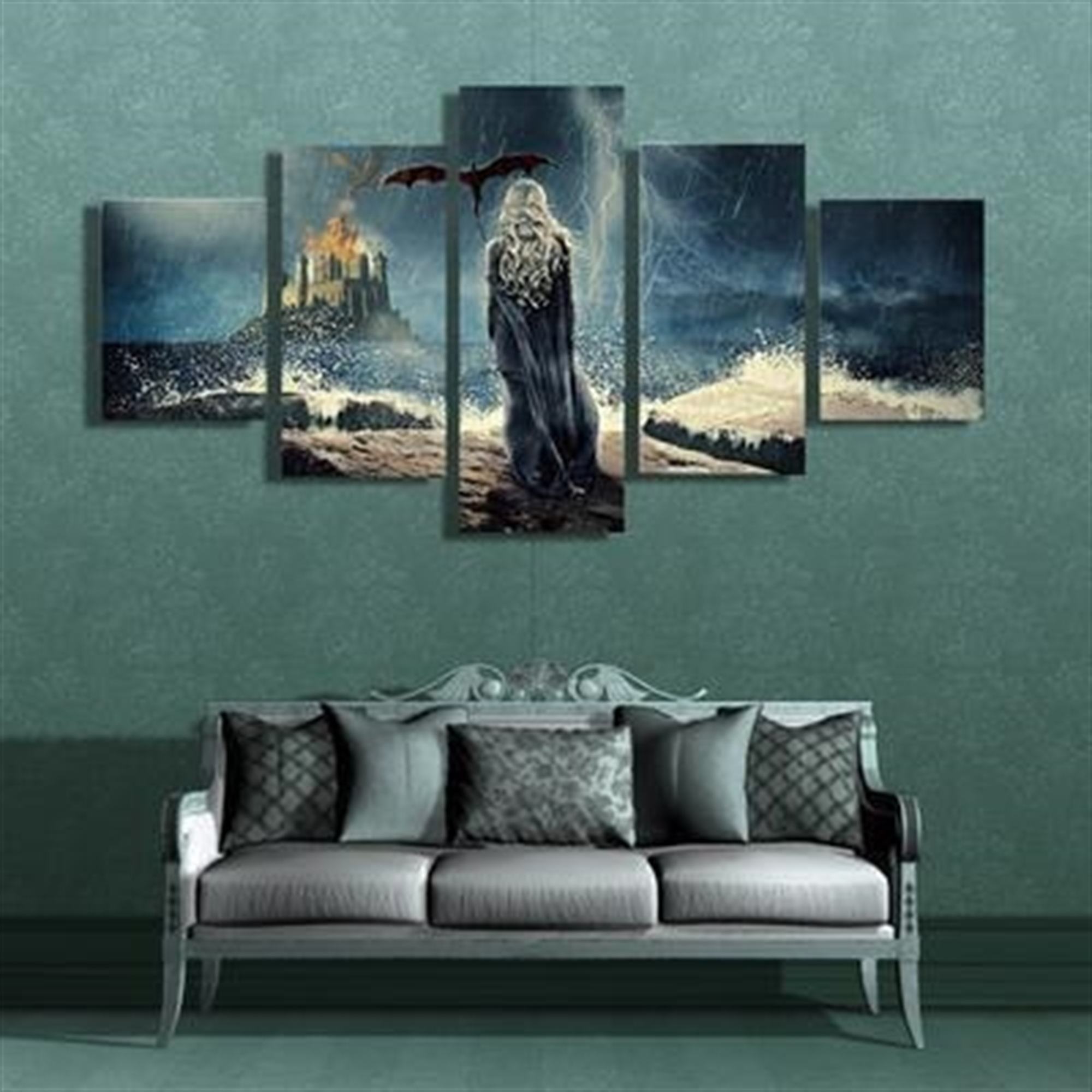 Game Of Thrones Daenerys Targaryen Movie Leinwandbilder Kunstdrucke Rahmen-trungten-gc2fg