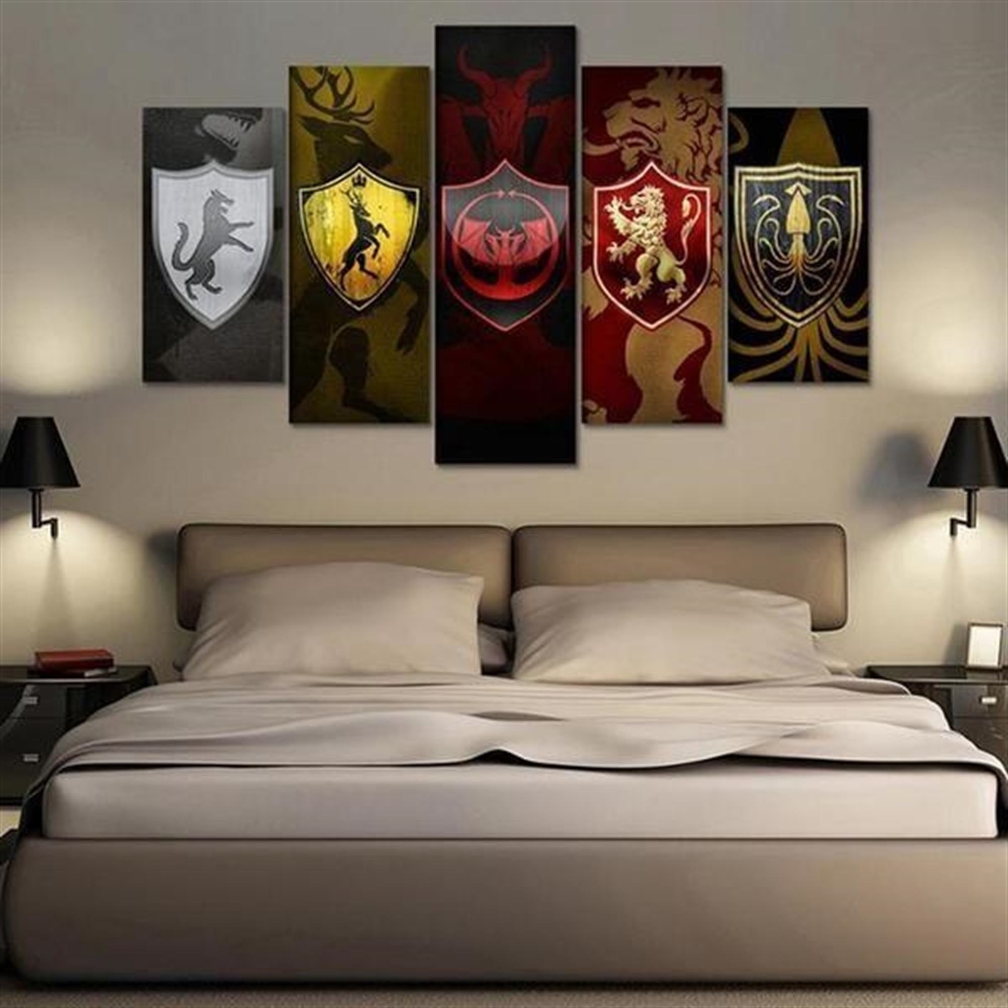 Game Of Thrones Inspired Graphic Spielen Leinwandbilder Kunstdrucke Rahmen