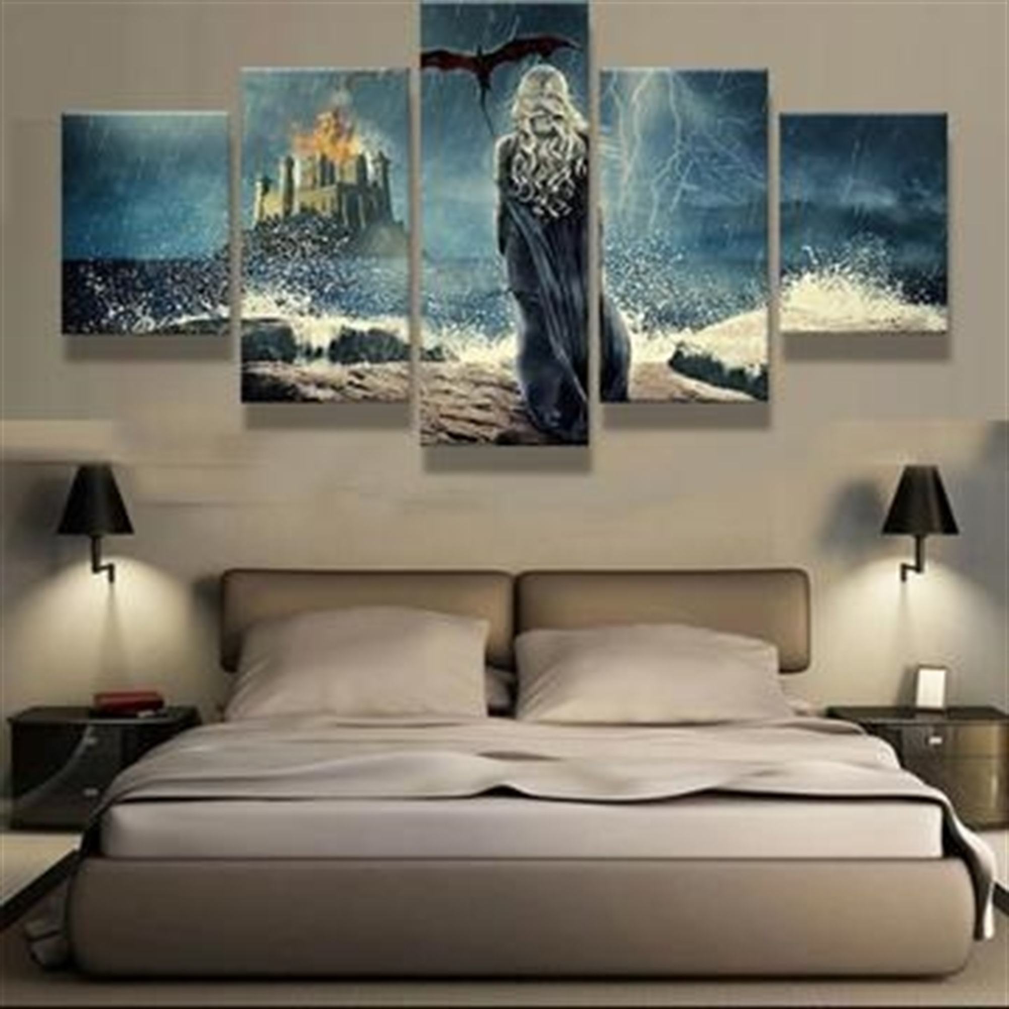 Game Of Thrones Queen Daenerys Targaryen Castle Film Leinwandbilder Kunstdrucke Rahmen