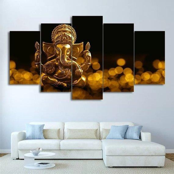 Ganesha 10 Religion Leinwandbilder Kunstdrucke Rahmen