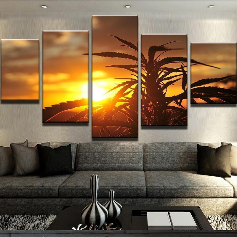 ganja sunset nature leinwandbilder kunstdrucke 1142
