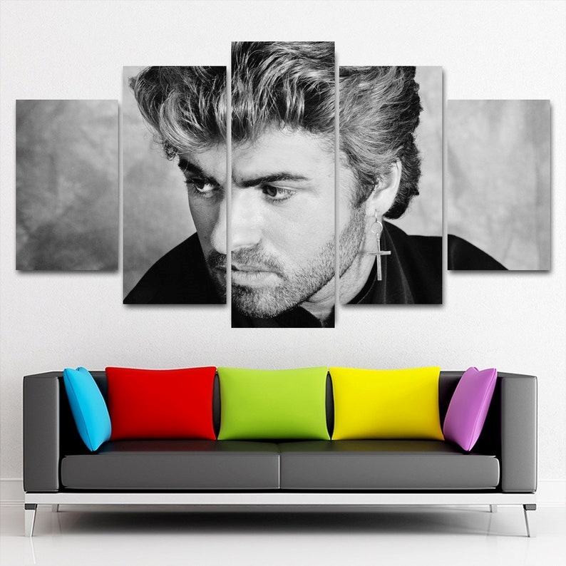 George Michael Leinwandbilder Kunstdrucke Rahmen