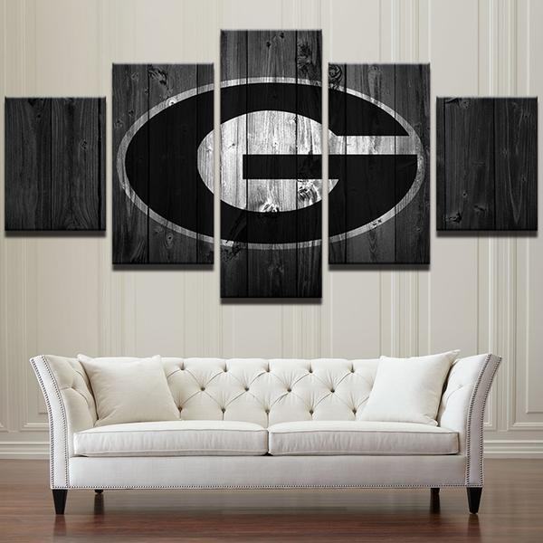 Georgia Bulldogs College Football Basketball Sport Leinwandbilder – Kunstdrucke Football