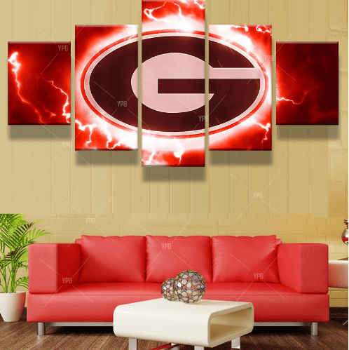 Georgia Bulldogs Football Team Sport Leinwandbilder Kunstdrucke Rahmen