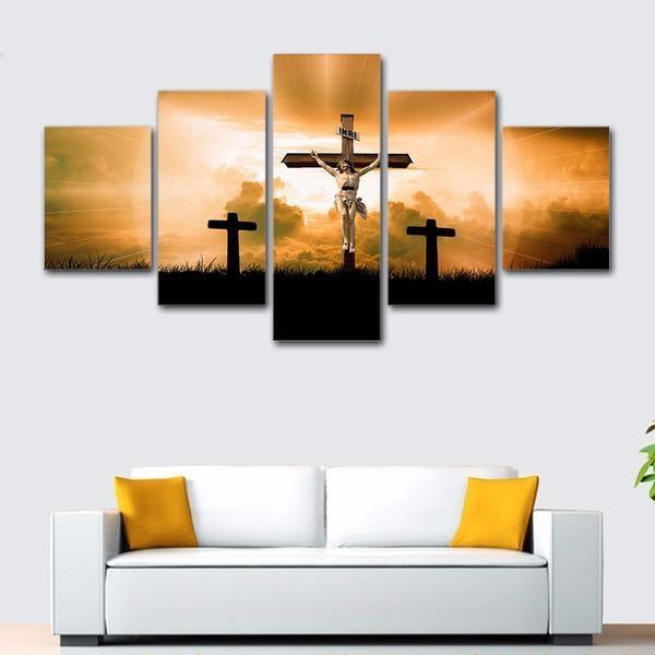 God Jesus Cross Religion Leinwandbilder Kunstdrucke Rahmen