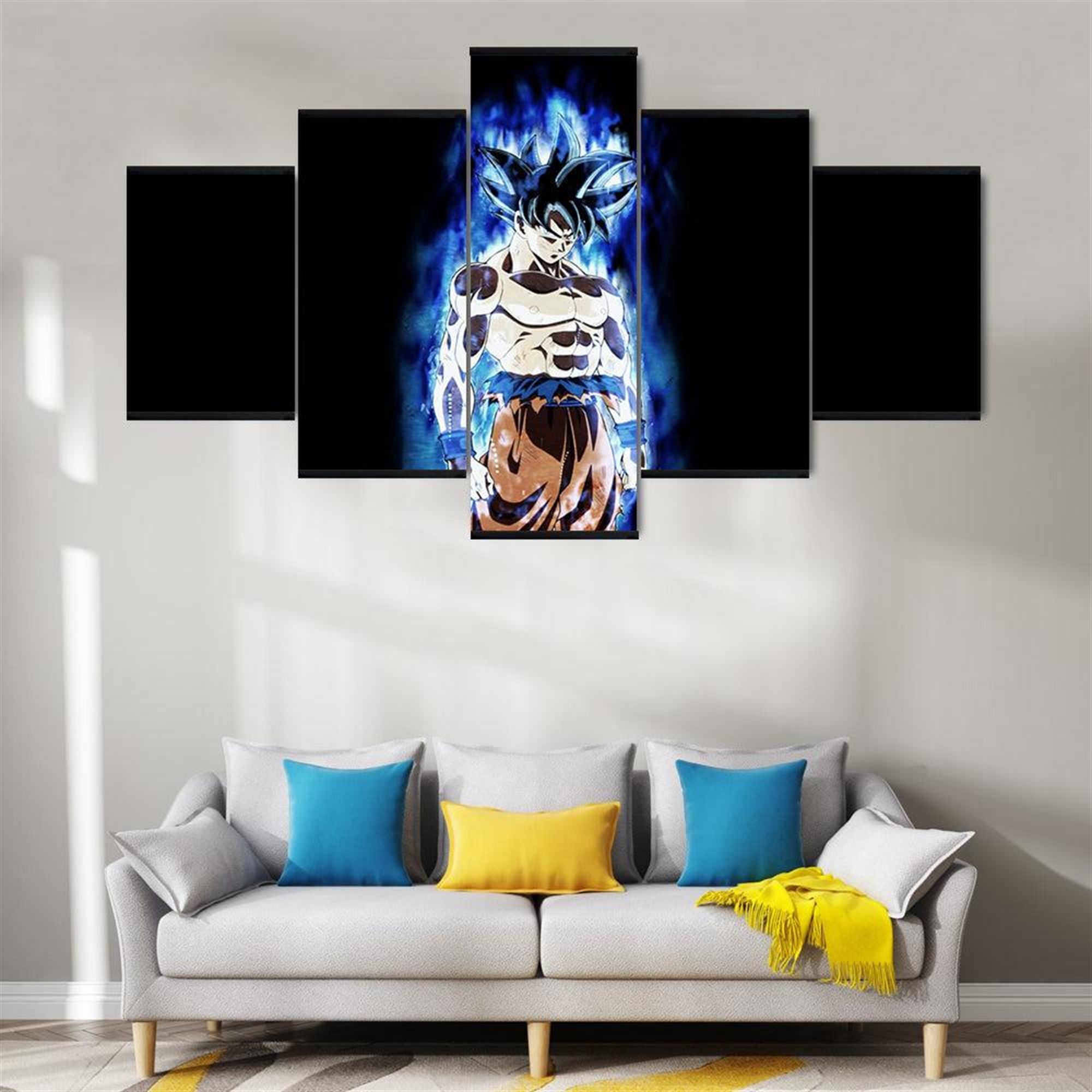 Goku 10: Anime Leinwandbilder Kunstdrucke Mit Rahmen