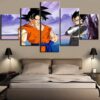 goku familie kamehameha leinwandbilder kunstdrucke mit rahmen 6242