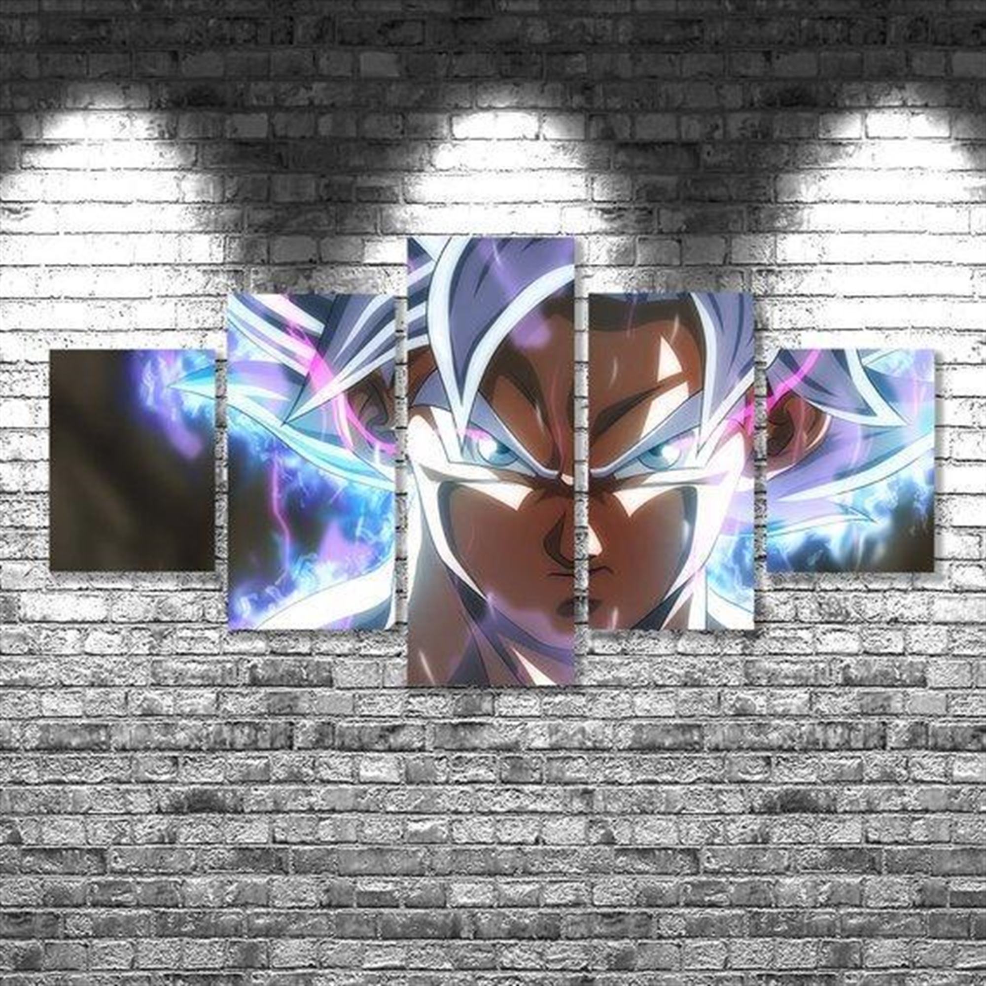 Goku Ultra Instinct Poster Set: Anime Leinwandbilder Kunstdrucke Mit Rahmen
