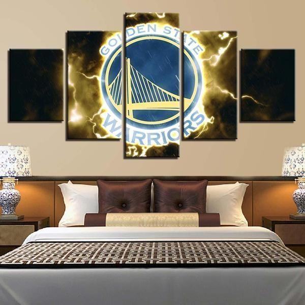 Golden State Warriors 2 Sport Leinwandbilder – Kunstdrucke Basketball