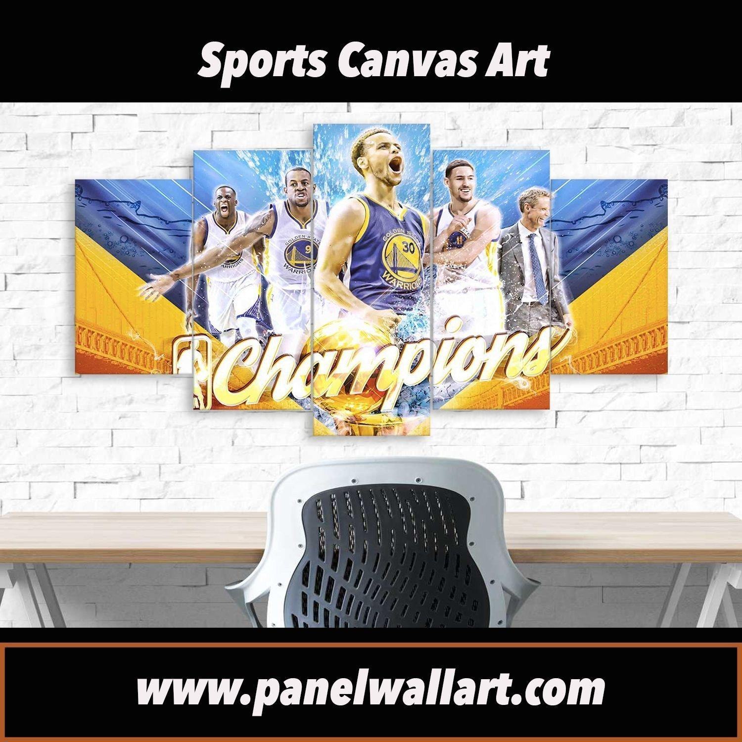 Golden State Warriors NBA Champions Sport Leinwandbilder – Kunstdrucke Basketball