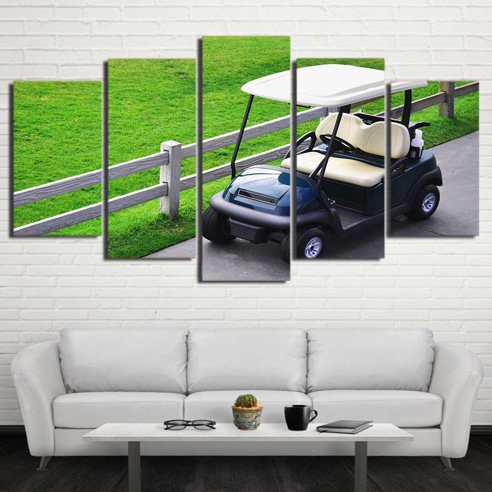 Golf Car Course Sport Leinwandbilder – Kunstdrucke Golf