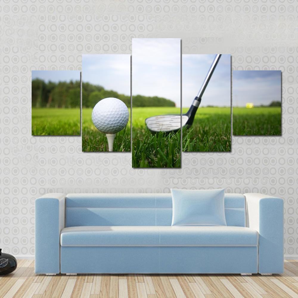 Golf Club And Ball Sport Leinwandbilder – Kunstdrucke Golf