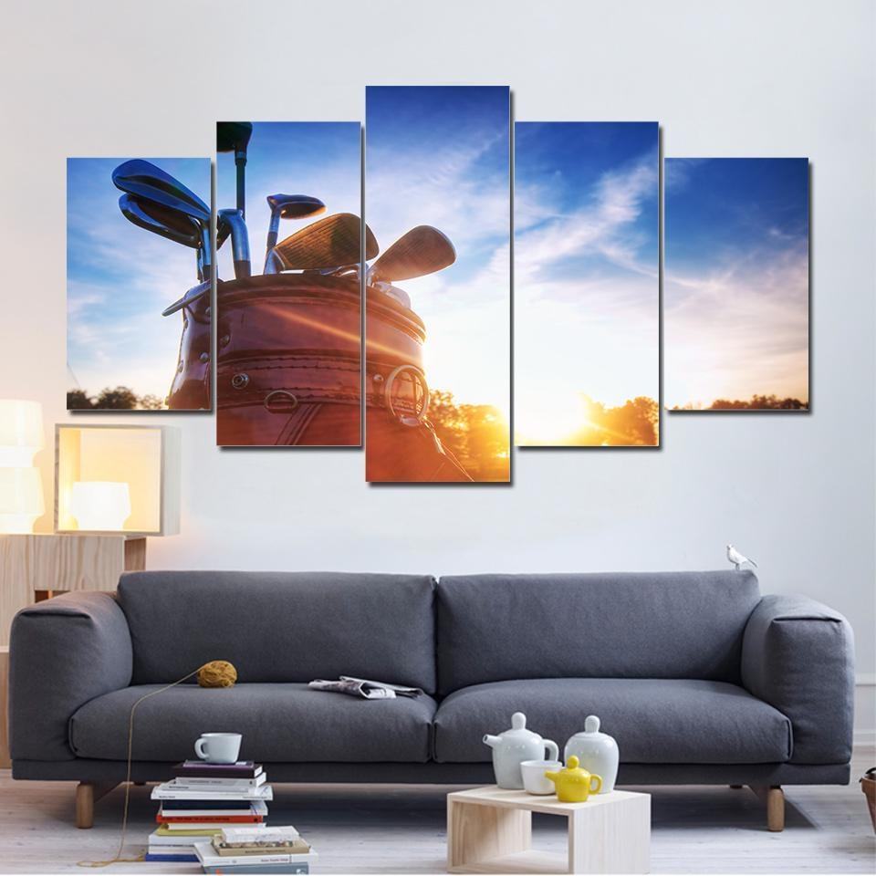 Golf Clubs 02 Sport Leinwandbilder – Kunstdrucke Golf