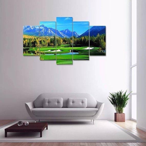 Golf Course 2 Sport Leinwandbilder – Kunstdrucke