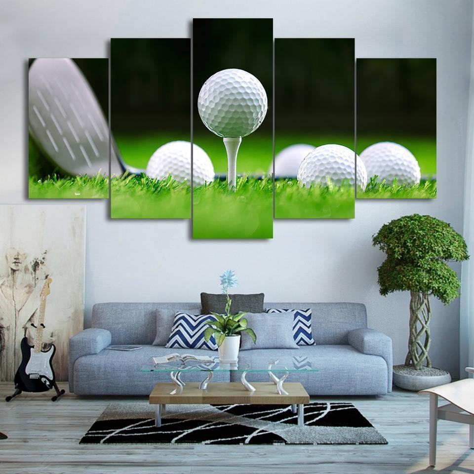 Golf Course 3 Sport Leinwandbilder – Kunstdrucke