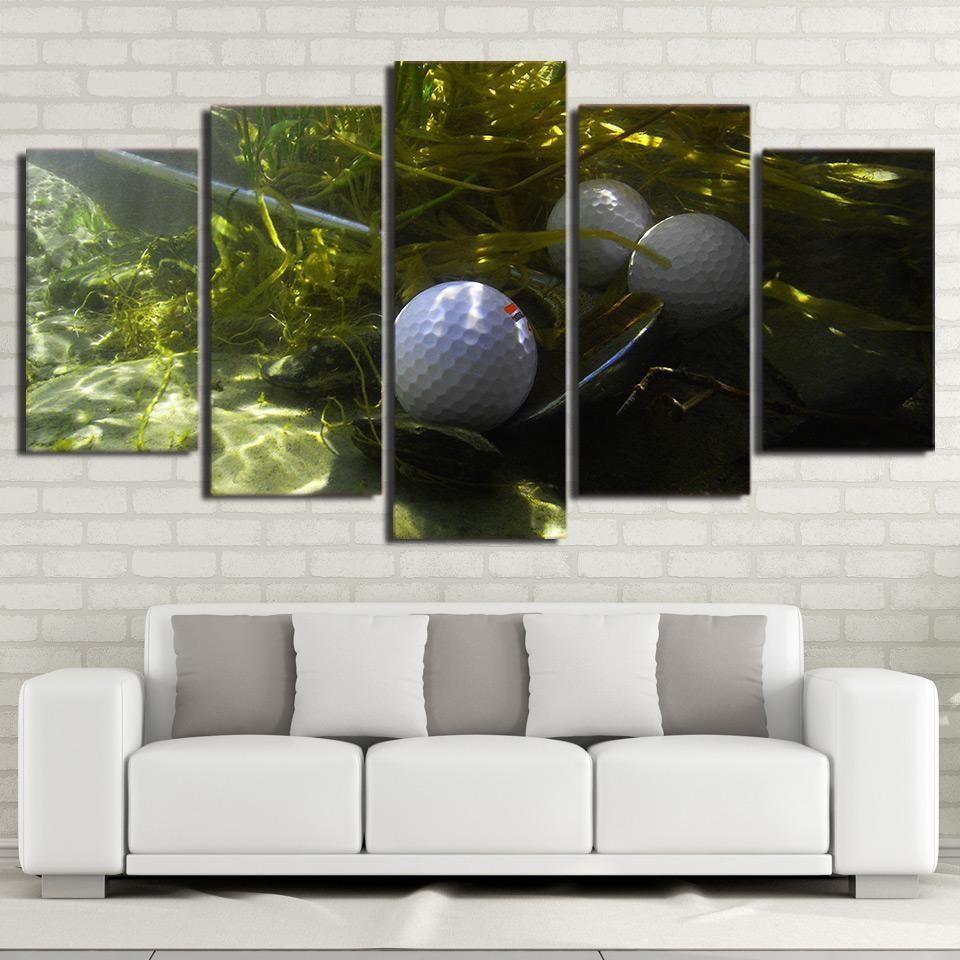 Golf Green Grass Underwater Sport Leinwandbilder – Kunstdrucke