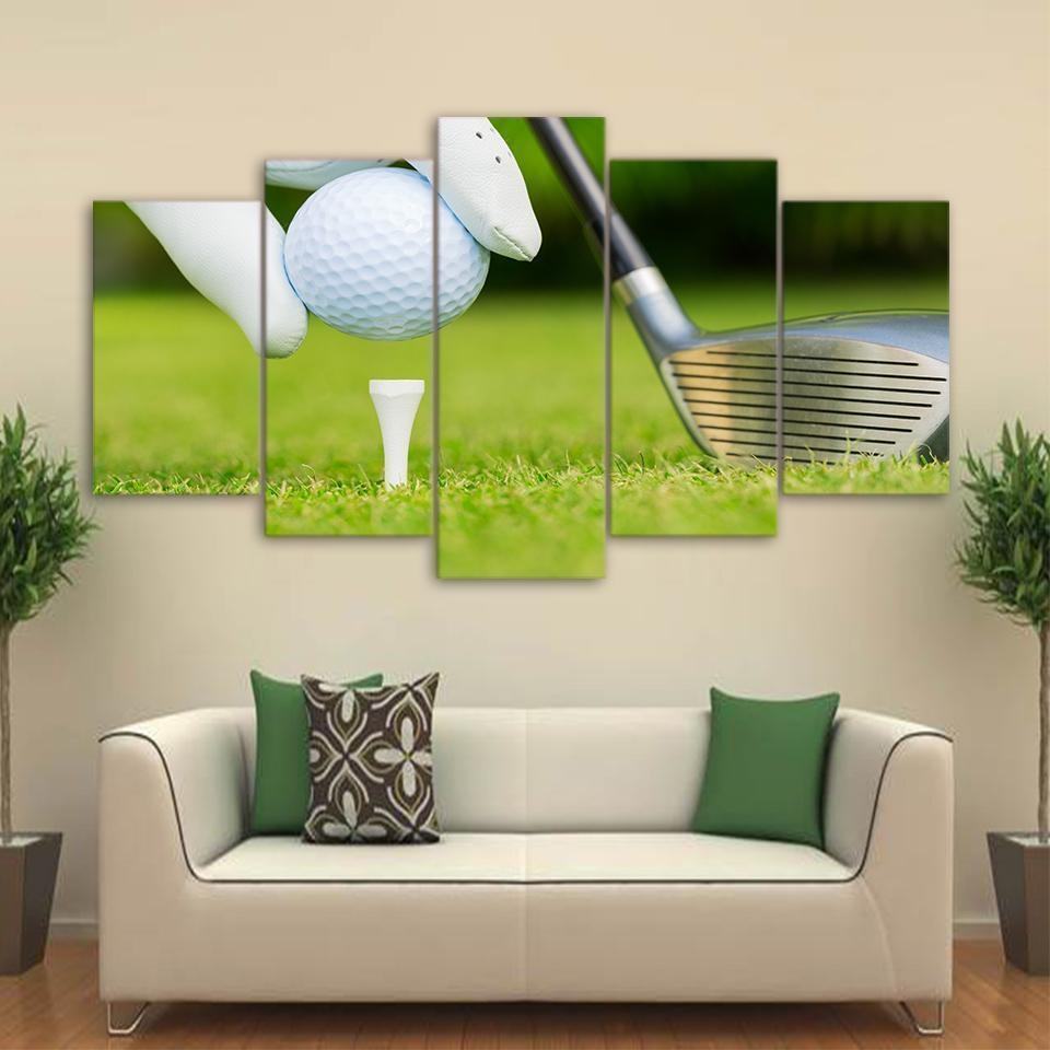Golf Ready for Kickoff Sport Leinwandbilder – Kunstdrucke